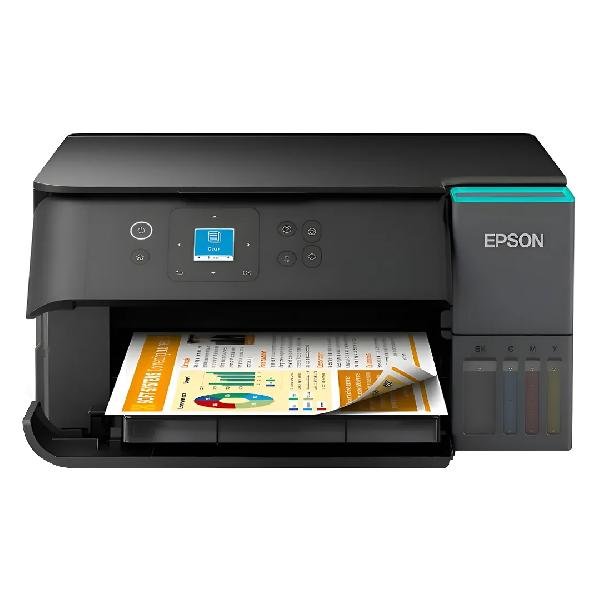 IMPRESORA EPSON ECOTANK L4360 MULTIFUNCIONAL WIFI 5 DUPLEX 33PPM PANT 1.44 INCH 5760X1440 DPI NEGRA A4