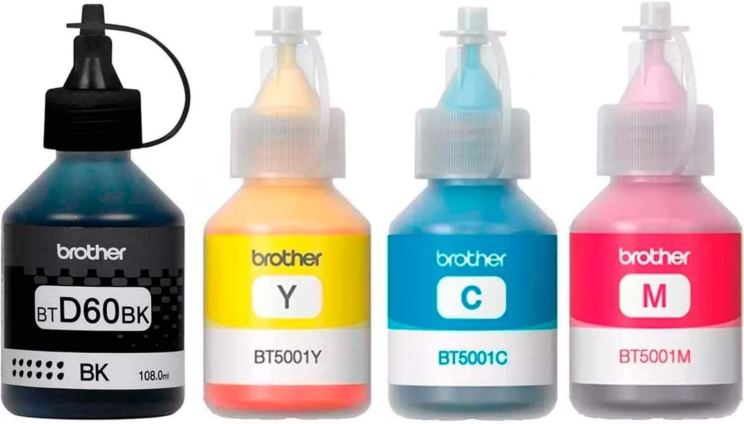 TINTAS BROTHER BT5001C/BT5001M/BT5001Y/BTD60BK
