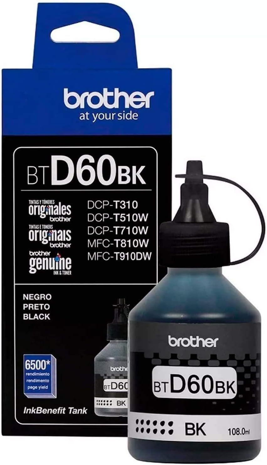TINTAS BROTHER BT5001C/BT5001M/BT5001Y/BTD60BK - Imagen 5
