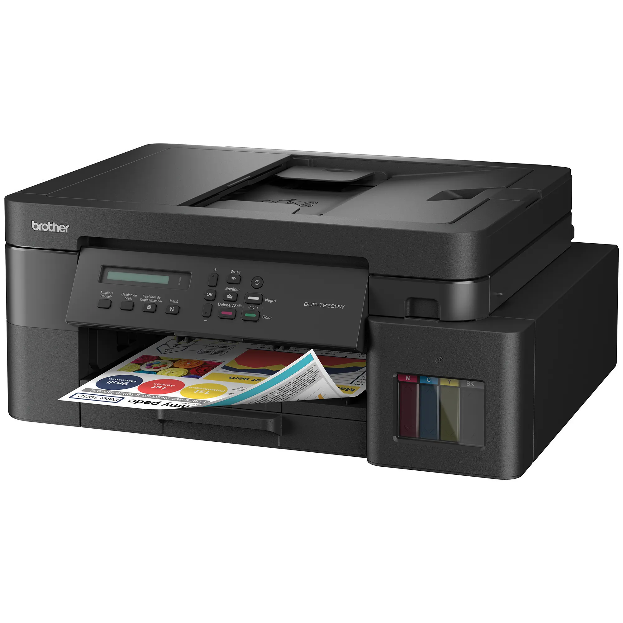 IMPRESORA BROTHER MFC DCP T830DW TINTA CONTINUA MULTIFUNCION WIRELESS DUPLEX - Imagen 2