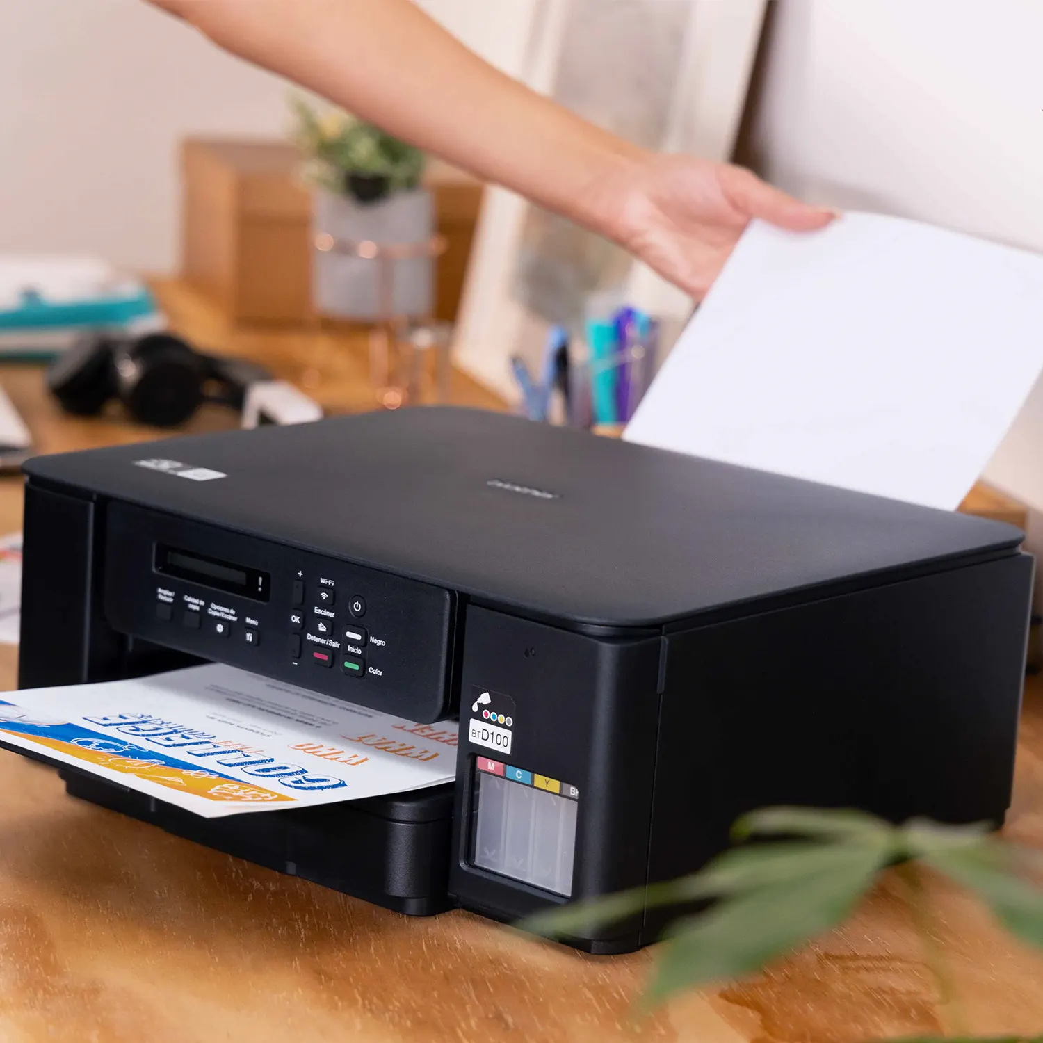 IMPRESORA BROTHER MFC DCP T530W MULTIFUNCION TINTA CONTINUA WIRELESS DUPLEX - Imagen 2