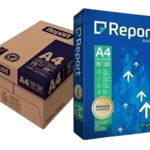 CAJA DE PAPEL DE 10 RESMAS TAMAÑO A4 MARCA: CROME/HP/XEROX/REPORT